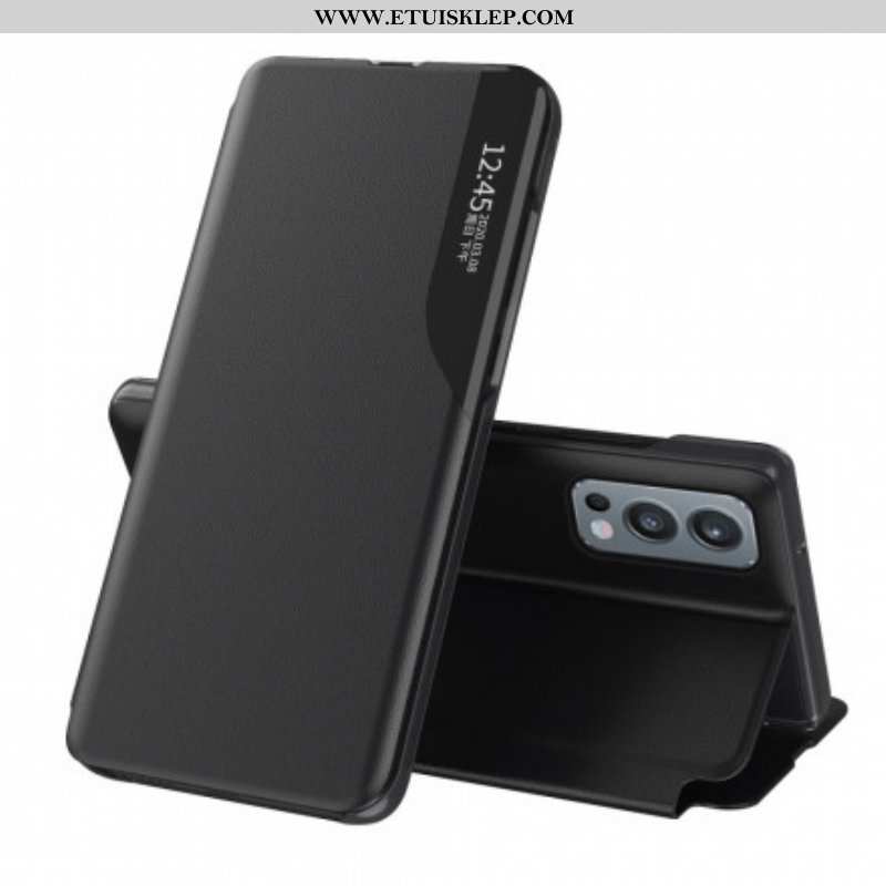 Etui Na Telefon do OnePlus Nord 2 5G Teksturowana Sztuczna Skóra